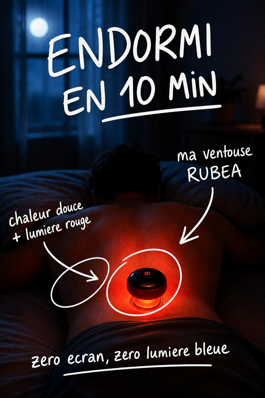 Endormi en 10 minutes avec la ventouse RUBÉA